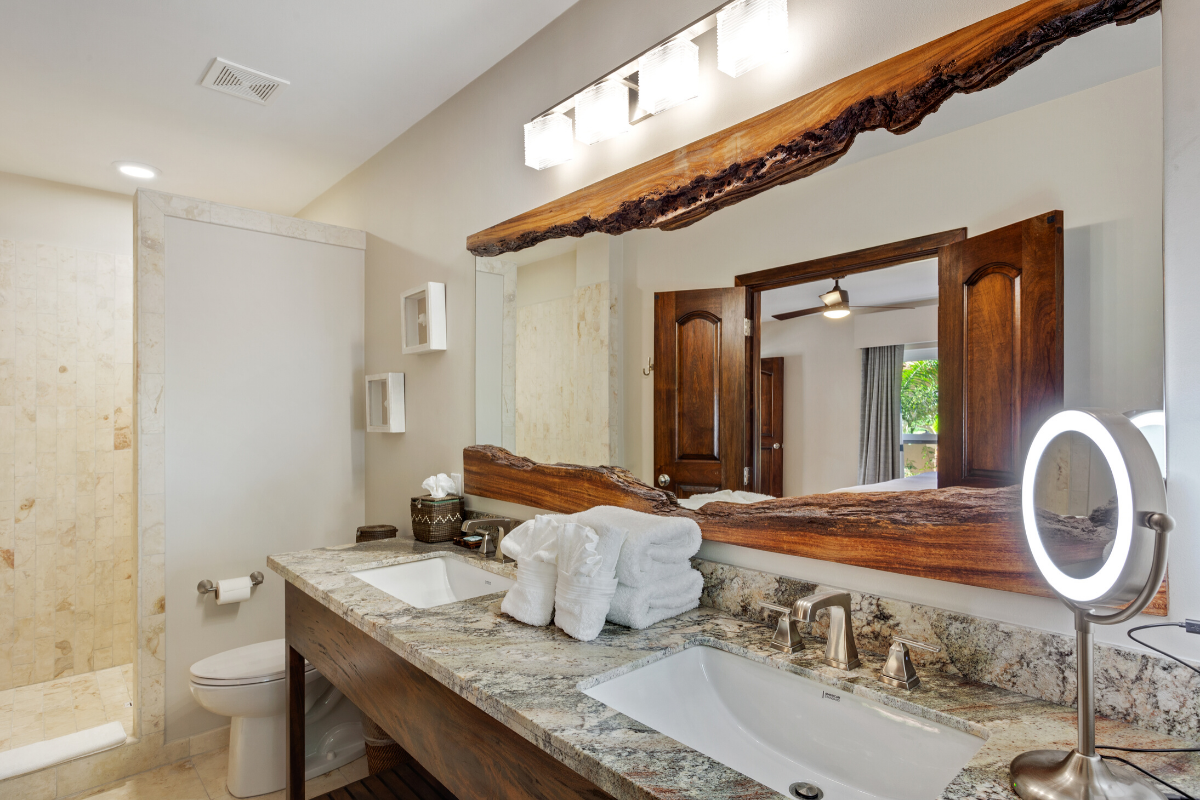 Coral Bungalow - Bathroom | Sirenian Bay | Luxury Vacation Resort in Placencia, Belize