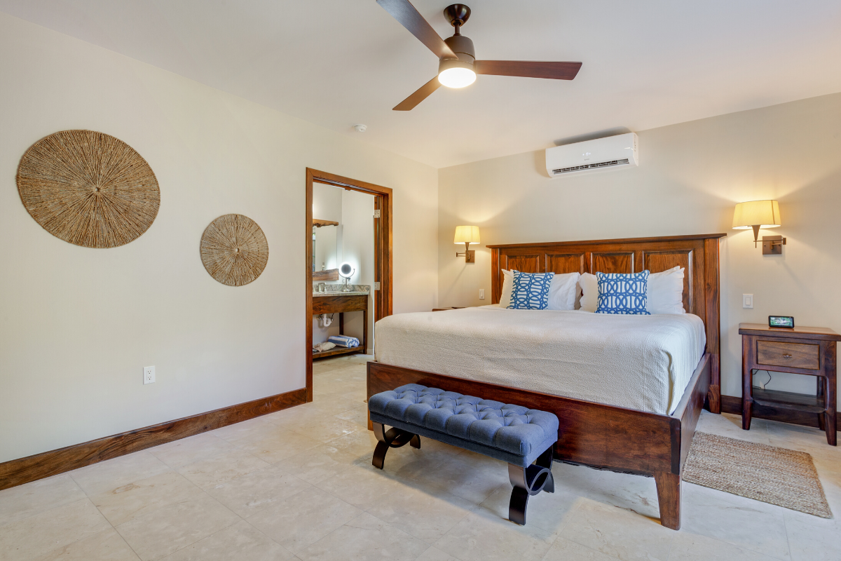 Coral Bungalow Bedroom | Sirenian Bay | Luxury Vacation Resort in Placencia, Belize