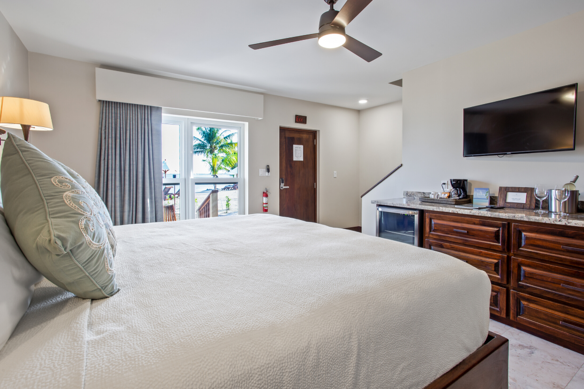 Dolphin Bungalow Bedroom | Sirenian Bay | Luxury Vacation Resort in Placencia, Belize