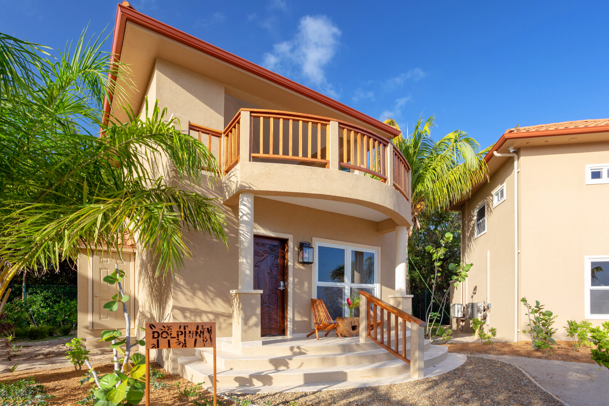 Dolphin Bungalow - Exterior | Sirenian Bay | Luxury Vacation Resort in Placencia, Belize
