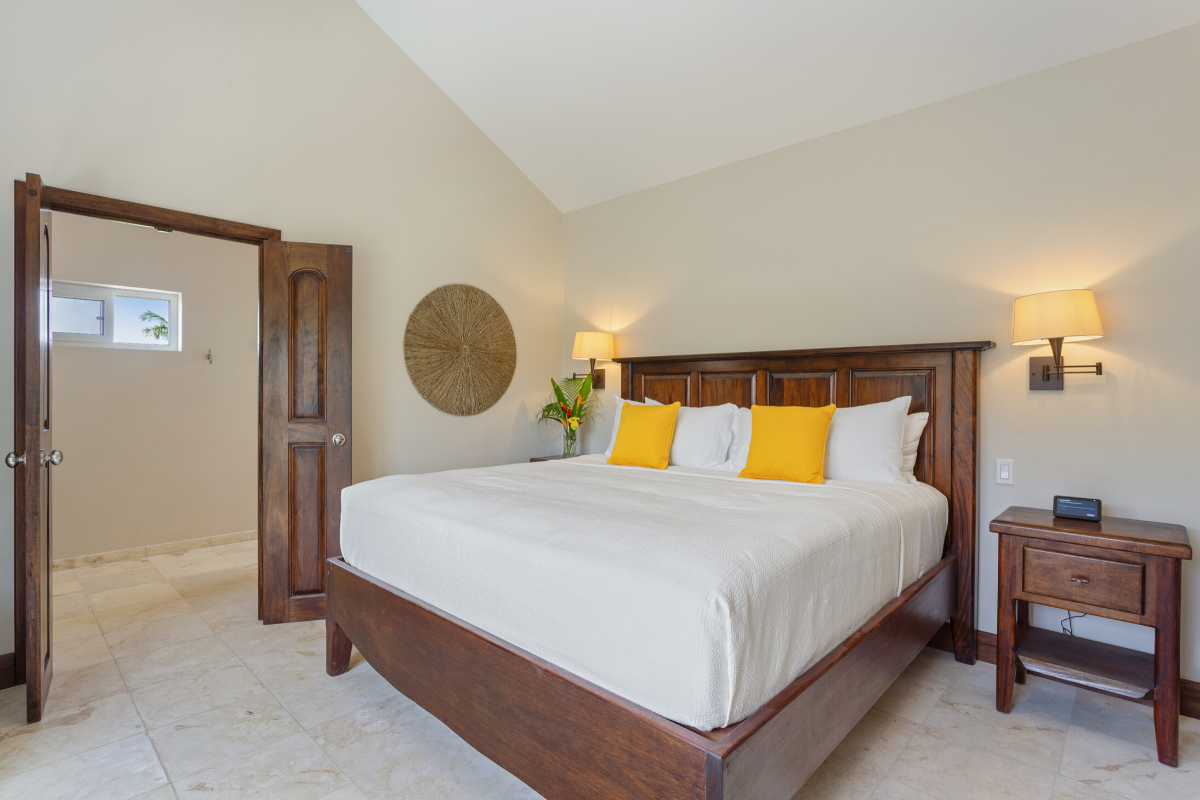 Jellyfish Bungalow Bedroom | Sirenian Bay | Luxury Vacation Resort in Placencia, Belize