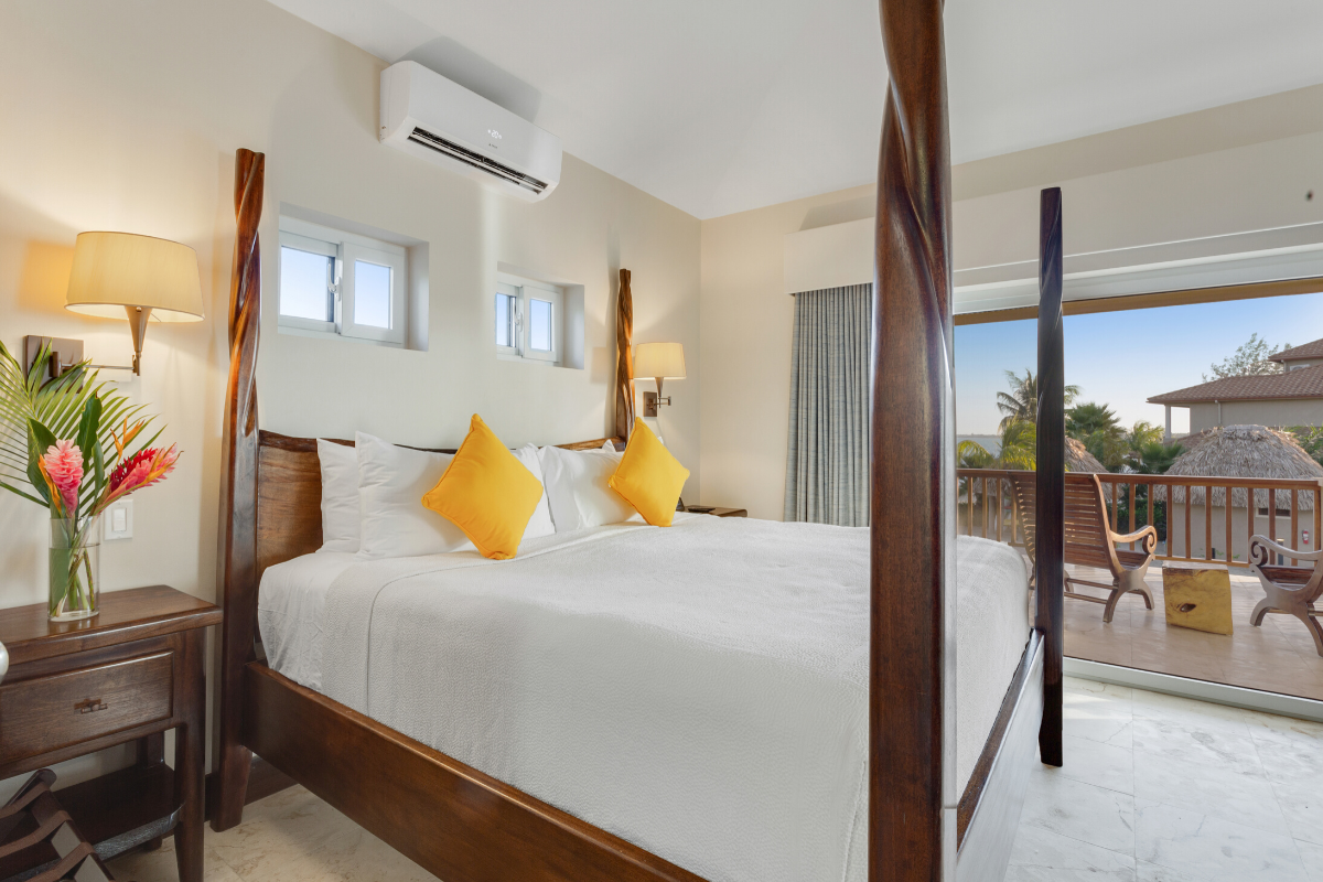 Lobster Bungalow - Bedroom | Sirenian Bay | Luxury Vacation Resort in Placencia, Belize