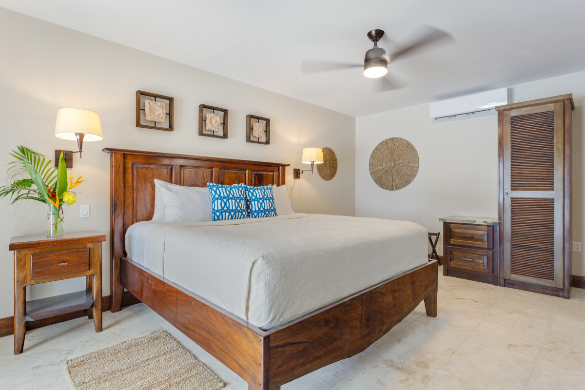 Marlin Bungalow Bedroom | Sirenian Bay | Luxury Vacation Resort in Placencia, Belize