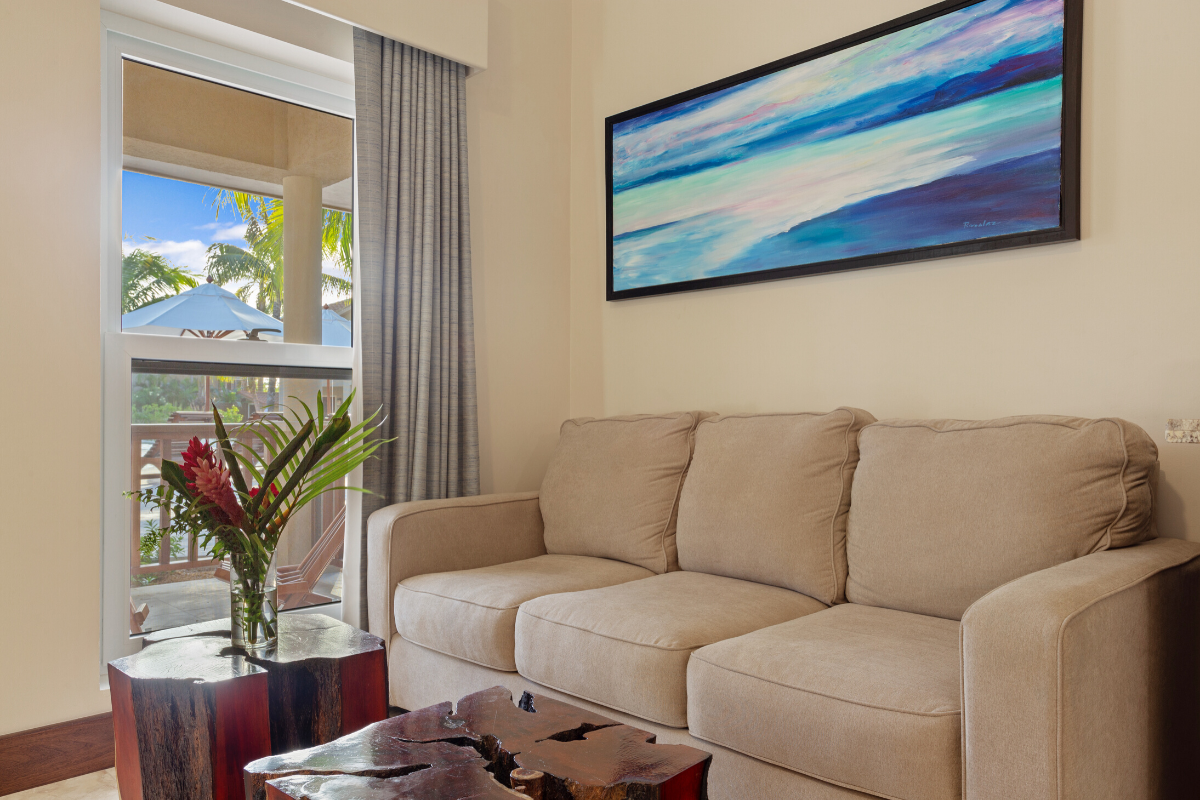 Starfish Bungalow - Sitting Area | Sirenian Bay | Luxury Vacation Resort in Placencia, Belize