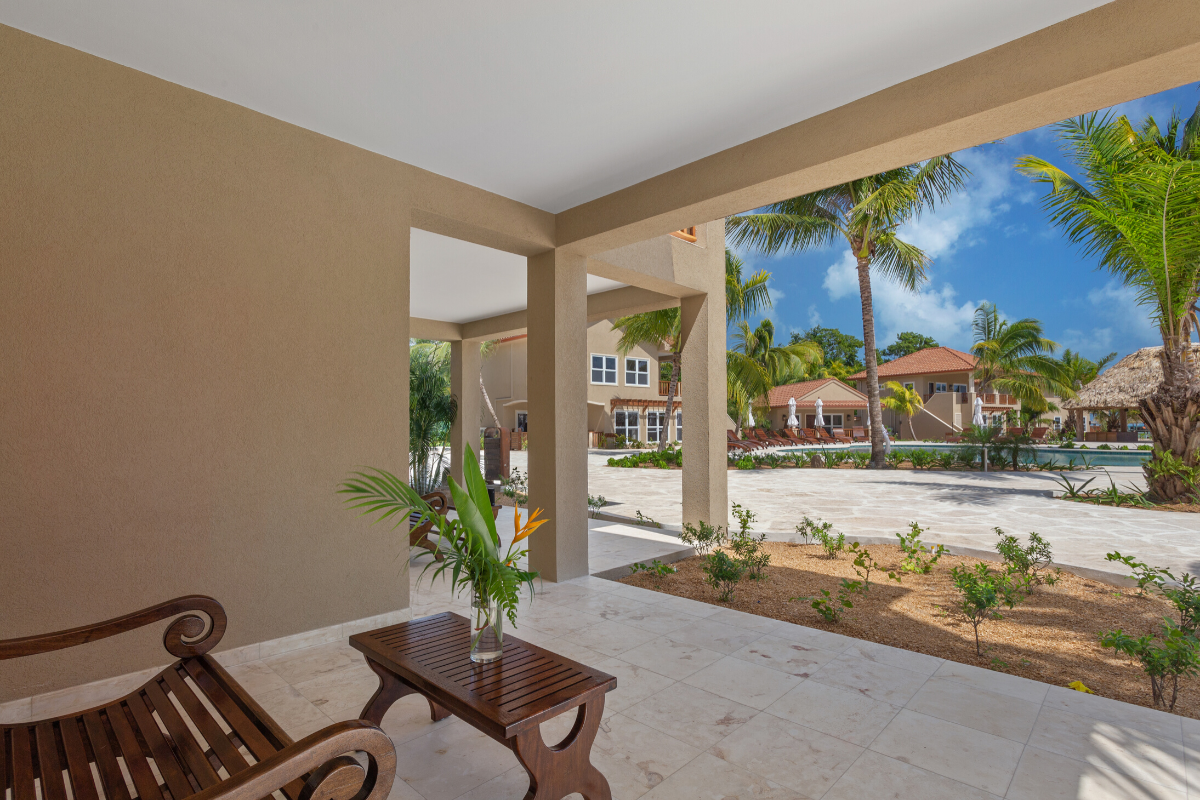 Stingray Bungalow - Patio View | Sirenian Bay Resort in Placencia, Belize