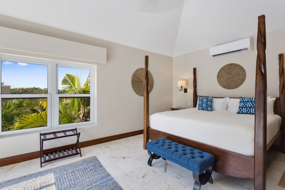 Whale Shark Bungalow - Bedroom | Sirenian Bay | Luxury Vacation Resort in Placencia, Belize